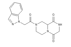 2-(2-indazol-1-ylacetyl)-1,3,4,7,8,9a-hexahydropyrazino[1,2-a]pyrazine-6,9-quinone