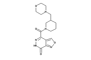 4-[3-(morpholinomethyl)piperidine-1-carbonyl]-6H-isoxazolo[3,4-d]pyridazin-7-one