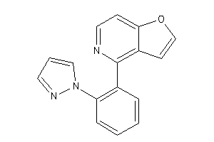 4-(2-pyrazol-1-ylphenyl)furo[3,2-c]pyridine