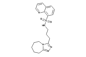 N-[3-(6,7,8,9-tetrahydro-5H-[1,2,4]triazolo[4,3-a]azepin-3-yl)propyl]quinoline-8-sulfonamide