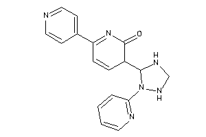 6-(4-pyridyl)-3-[2-(2-pyridyl)-1,2,4-triazolidin-3-yl]-3H-pyridin-2-one