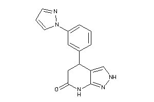 4-(3-pyrazol-1-ylphenyl)-2,4,5,7-tetrahydropyrazolo[3,4-b]pyridin-6-one