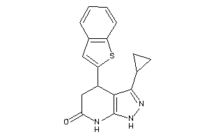 4-(benzothiophen-2-yl)-3-cyclopropyl-1,4,5,7-tetrahydropyrazolo[3,4-b]pyridin-6-one