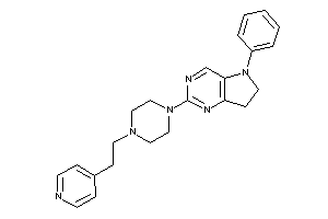 Image of 5-phenyl-2-[4-[2-(4-pyridyl)ethyl]piperazino]-6,7-dihydropyrrolo[3,2-d]pyrimidine