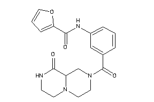 N-[3-(9-keto-3,4,6,7,8,9a-hexahydro-1H-pyrazino[1,2-a]pyrazine-2-carbonyl)phenyl]-2-furamide