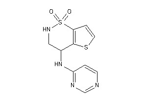 (1,1-diketo-3,4-dihydro-2H-thieno[2,3-e]thiazin-4-yl)-(4-pyrimidyl)amine