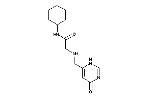 Image of N-cyclohexyl-2-[(4-keto-1H-pyrimidin-6-yl)methylamino]acetamide