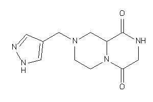 2-(1H-pyrazol-4-ylmethyl)-1,3,4,7,8,9a-hexahydropyrazino[1,2-a]pyrazine-6,9-quinone