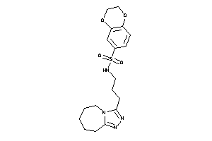 N-[3-(6,7,8,9-tetrahydro-5H-[1,2,4]triazolo[4,3-a]azepin-3-yl)propyl]-2,3-dihydro-1,4-benzodioxine-6-sulfonamide