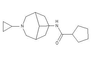 Image of N-(7-cyclopropyl-7-azabicyclo[3.3.1]nonan-9-yl)cyclopentanecarboxamide