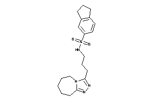 N-[3-(6,7,8,9-tetrahydro-5H-[1,2,4]triazolo[4,3-a]azepin-3-yl)propyl]indane-5-sulfonamide