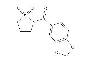 Image of 1,3-benzodioxol-5-yl-(1,1-diketo-1,2-thiazolidin-2-yl)methanone