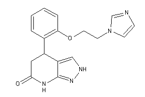 4-[2-(2-imidazol-1-ylethoxy)phenyl]-2,4,5,7-tetrahydropyrazolo[3,4-b]pyridin-6-one