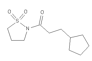 3-cyclopentyl-1-(1,1-diketo-1,2-thiazolidin-2-yl)propan-1-one