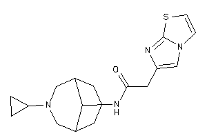 Image of N-(7-cyclopropyl-7-azabicyclo[3.3.1]nonan-9-yl)-2-imidazo[2,1-b]thiazol-6-yl-acetamide