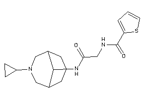 Image of N-[2-[(7-cyclopropyl-7-azabicyclo[3.3.1]nonan-9-yl)amino]-2-keto-ethyl]thiophene-2-carboxamide
