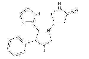 Image of 4-[5-(1H-imidazol-2-yl)-4-phenyl-imidazolidin-1-yl]-2-pyrrolidone