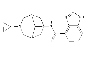 N-(7-cyclopropyl-7-azabicyclo[3.3.1]nonan-9-yl)-1H-benzimidazole-4-carboxamide