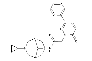 N-(7-cyclopropyl-7-azabicyclo[3.3.1]nonan-9-yl)-2-(6-keto-3-phenyl-pyridazin-1-yl)acetamide