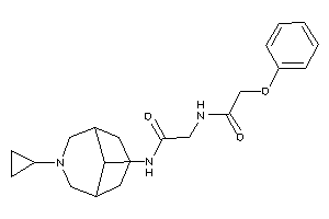 N-(7-cyclopropyl-7-azabicyclo[3.3.1]nonan-9-yl)-2-[(2-phenoxyacetyl)amino]acetamide