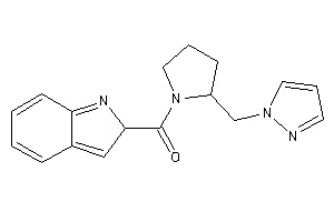 2H-indol-2-yl-[2-(pyrazol-1-ylmethyl)pyrrolidino]methanone