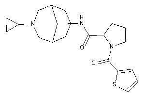 N-(7-cyclopropyl-7-azabicyclo[3.3.1]nonan-9-yl)-1-(2-thenoyl)pyrrolidine-2-carboxamide