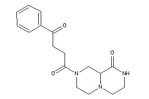 1-(1-keto-3,4,6,7,9,9a-hexahydro-2H-pyrazino[1,2-a]pyrazin-8-yl)-4-phenyl-butane-1,4-dione