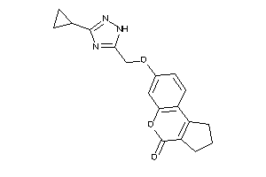 Image of 7-[(3-cyclopropyl-1H-1,2,4-triazol-5-yl)methoxy]-2,3-dihydro-1H-cyclopenta[c]chromen-4-one