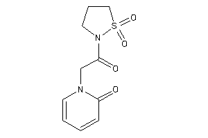 1-[2-(1,1-diketo-1,2-thiazolidin-2-yl)-2-keto-ethyl]-2-pyridone