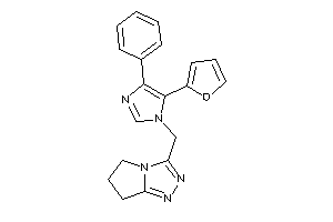 3-[[5-(2-furyl)-4-phenyl-imidazol-1-yl]methyl]-6,7-dihydro-5H-pyrrolo[2,1-c][1,2,4]triazole