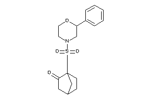 1-[(2-phenylmorpholino)sulfonylmethyl]norbornan-2-one