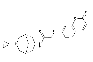 Image of N-(7-cyclopropyl-7-azabicyclo[3.3.1]nonan-9-yl)-2-(2-ketochromen-7-yl)oxy-acetamide