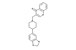 3-[[4-(1,3-benzodioxol-5-yl)piperidino]methyl]chromone