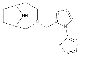 2-[2-(3,9-diazabicyclo[4.2.1]nonan-3-ylmethyl)pyrrol-1-yl]thiazole