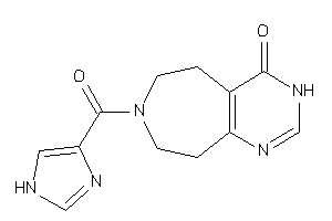 Image of 7-(1H-imidazole-4-carbonyl)-5,6,8,9-tetrahydro-3H-pyrimido[4,5-d]azepin-4-one