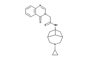 N-(7-cyclopropyl-7-azabicyclo[3.3.1]nonan-9-yl)-2-(4-ketoquinazolin-3-yl)acetamide