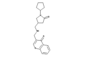 1-cyclopentyl-4-[[(4-ketochromen-3-yl)methylamino]methyl]-2-pyrrolidone