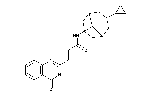 N-(7-cyclopropyl-7-azabicyclo[3.3.1]nonan-9-yl)-3-(4-keto-3H-quinazolin-2-yl)propionamide