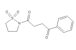 1-(1,1-diketo-1,2-thiazolidin-2-yl)-4-phenyl-butane-1,4-dione