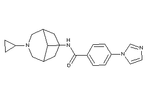 N-(7-cyclopropyl-7-azabicyclo[3.3.1]nonan-9-yl)-4-imidazol-1-yl-benzamide