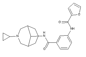 N-[3-[(7-cyclopropyl-7-azabicyclo[3.3.1]nonan-9-yl)carbamoyl]phenyl]-2-furamide