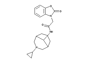 N-(7-cyclopropyl-7-azabicyclo[3.3.1]nonan-9-yl)-2-(2-keto-1,3-benzoxazol-3-yl)acetamide