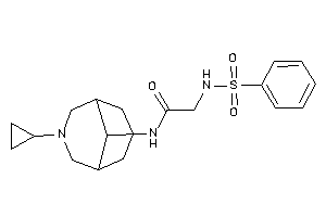 Image of 2-(benzenesulfonamido)-N-(7-cyclopropyl-7-azabicyclo[3.3.1]nonan-9-yl)acetamide