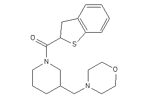 2,3-dihydrobenzothiophen-2-yl-[3-(morpholinomethyl)piperidino]methanone