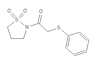 1-(1,1-diketo-1,2-thiazolidin-2-yl)-2-(phenylthio)ethanone