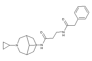 N-(7-cyclopropyl-7-azabicyclo[3.3.1]nonan-9-yl)-3-[(2-phenylacetyl)amino]propionamide