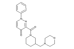 3-[3-(morpholinomethyl)piperidine-1-carbonyl]-1-phenyl-pyridazin-4-one