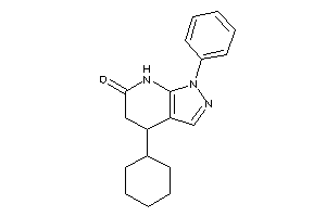 4-cyclohexyl-1-phenyl-5,7-dihydro-4H-pyrazolo[3,4-b]pyridin-6-one