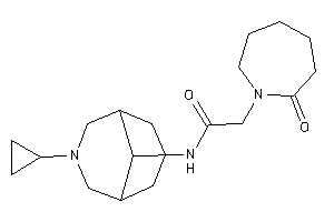 Image of N-(7-cyclopropyl-7-azabicyclo[3.3.1]nonan-9-yl)-2-(2-ketoazepan-1-yl)acetamide