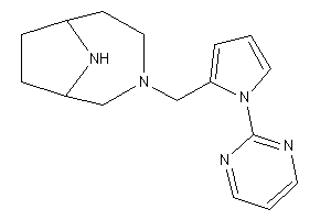 3-[[1-(2-pyrimidyl)pyrrol-2-yl]methyl]-3,9-diazabicyclo[4.2.1]nonane